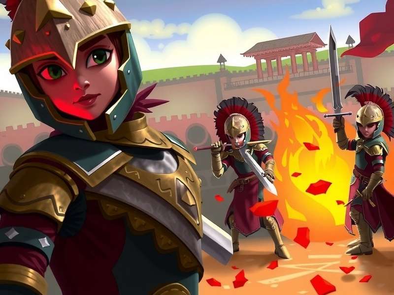 Engage in epic battles with mythical creatures Knight Odyssey Indian Realm Battle Scene